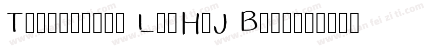 Tensentype LanHeJ Bold字体转换